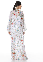 Red Maxi Kimono Dress | Nabz Saad