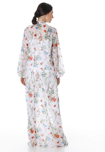 Red Maxi Kimono Dress | Nabz Saad
