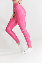 High Waist Pink Leggings | Nabz Saad