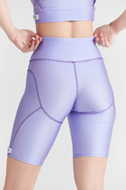 Lilac Biker Shorts | Nabz Saad