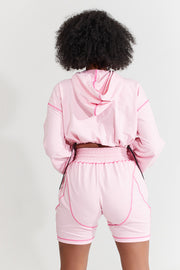 Terry Corset Sweat Rose Pink | Nabz Saad