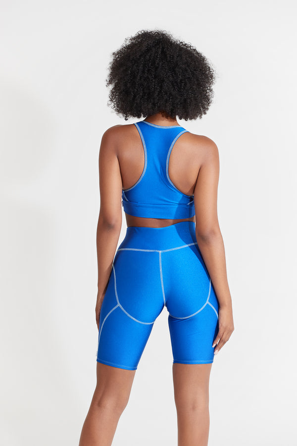 High Waist Shorts Royal | Nabz Saad