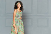 Midi Skirt Set Invisible Zipper Slit | Nabz Saad