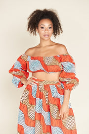 Maxi Skirt with Invisible Zipper Slit - Nabz Saad