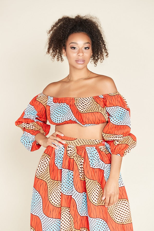 Maxi Skirt with Invisible Zipper Slit - Nabz Saad