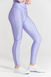 High Waist Lilac Leggings | Nabz Saad