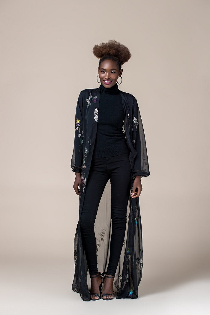 Kimono Open Front Dress | Nabz Saad
