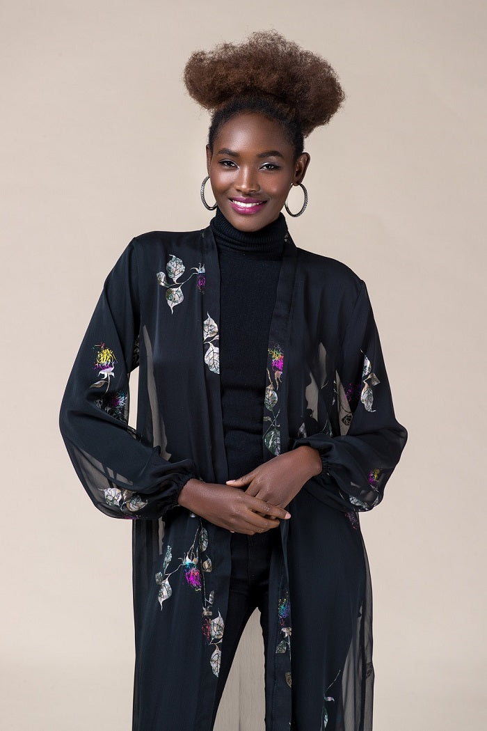 Kimono Open Front Dress | Nabz Saad