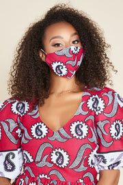 Flared floral Midi Dress | Nabz Saad