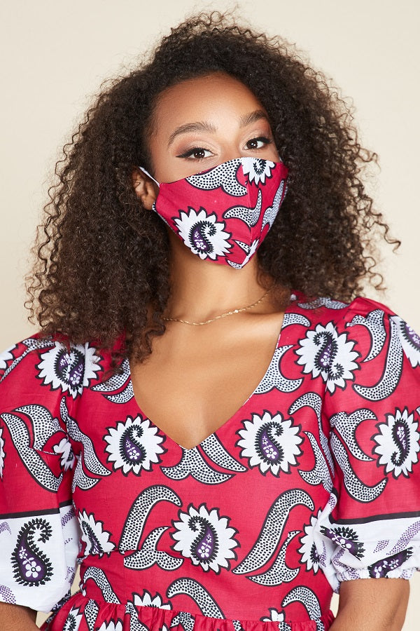 Flared floral Midi Dress | Nabz Saad