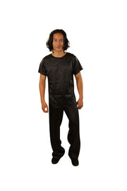 Men's Silk Satin Black Set | Live Loud Out