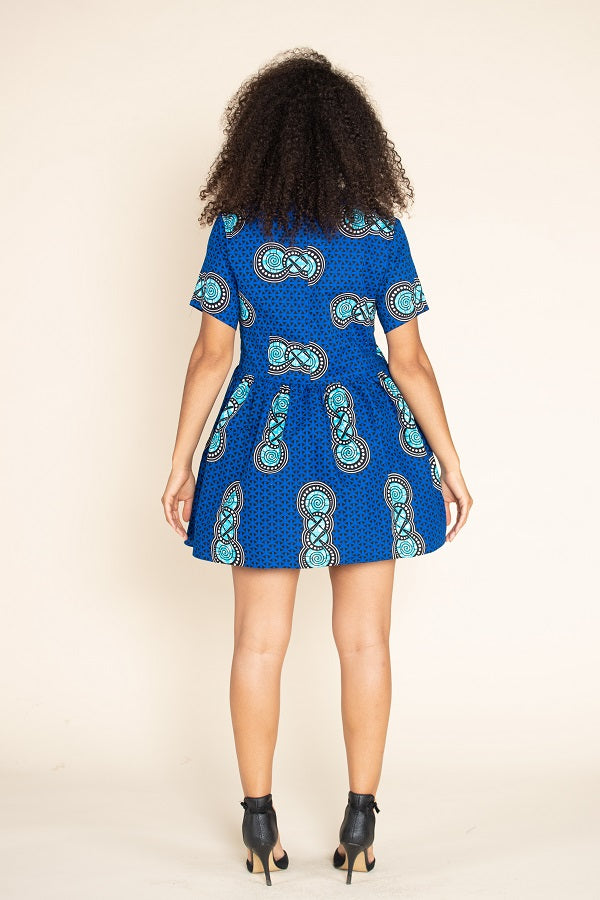 Blue T-Shirt Dress