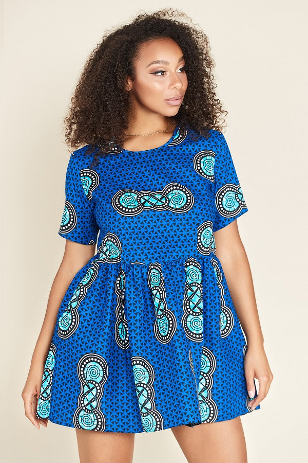 Blue T-Shirt Dress