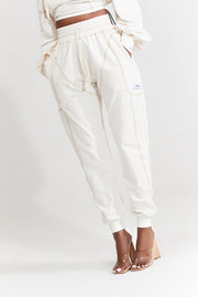 Nabz Saad_ECRU TERRY JOGGERS 