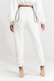 Nabz Saad_ECRU TERRY JOGGERS 