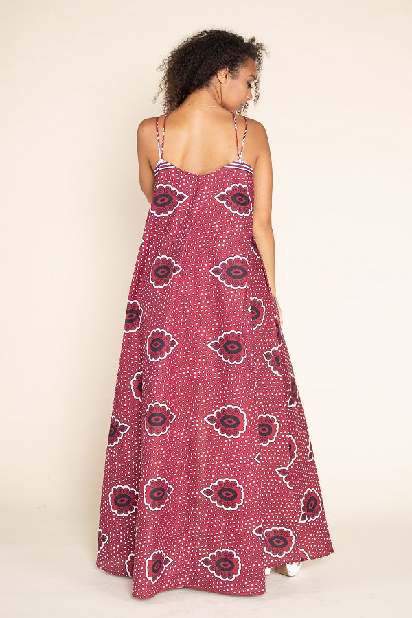 Floral Print Front Zipper Maxi Dress | Influx Brand