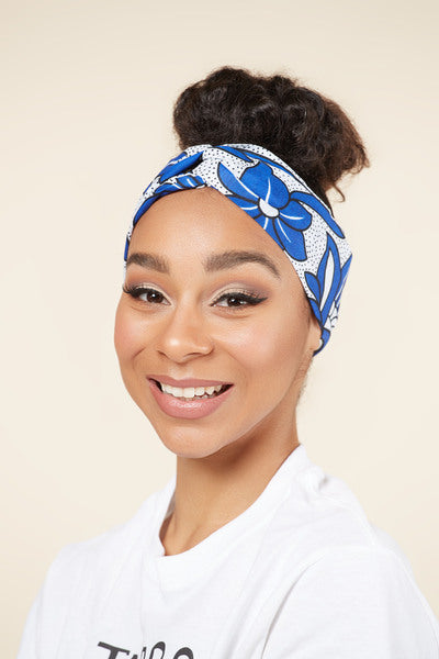 Twist Knot Elastic Turban Headband -Nabz Saad