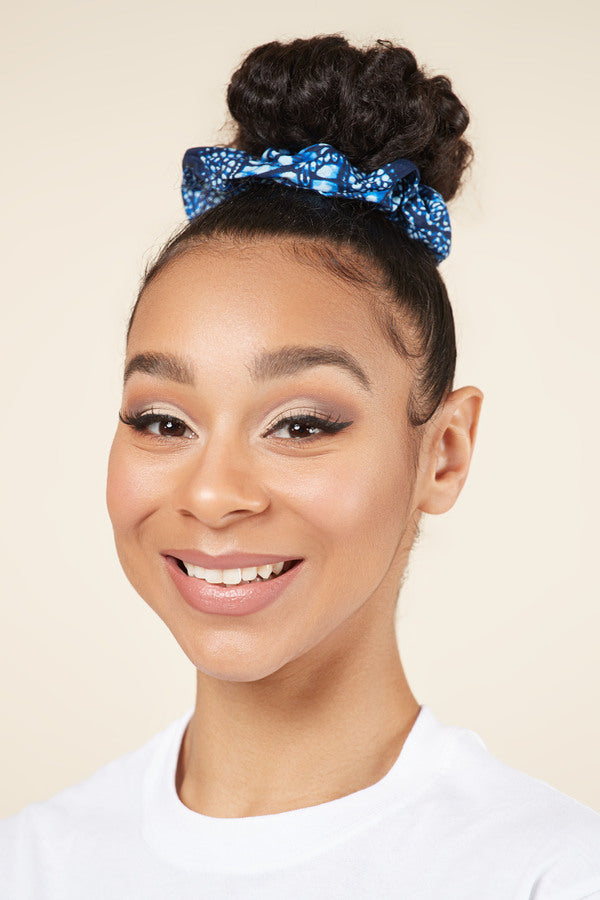 Large Hair Scrunchie With Matching Headband -Nabz Saad